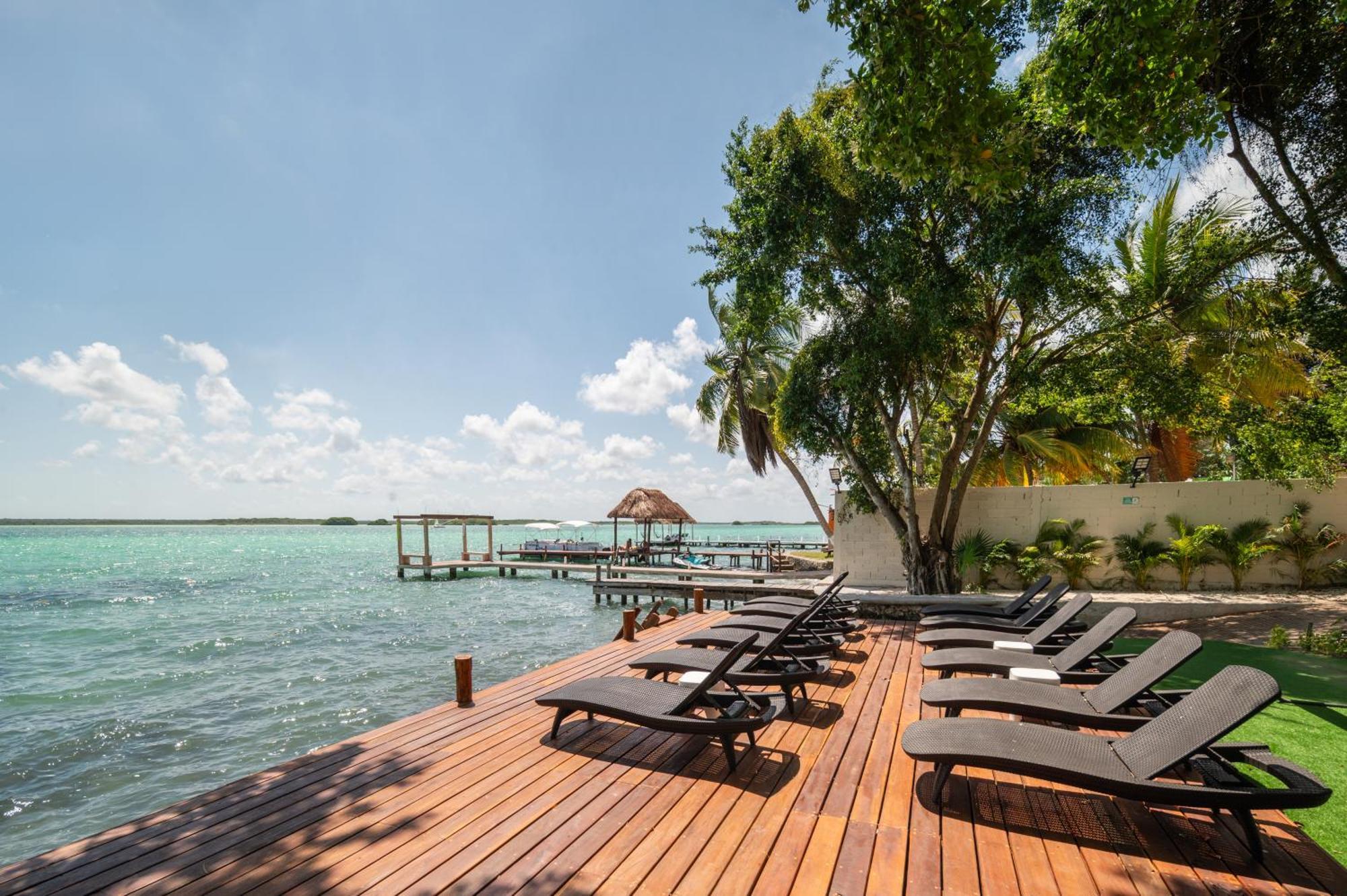 Casa Aakal Lagoon Front Bacalar Exterior photo