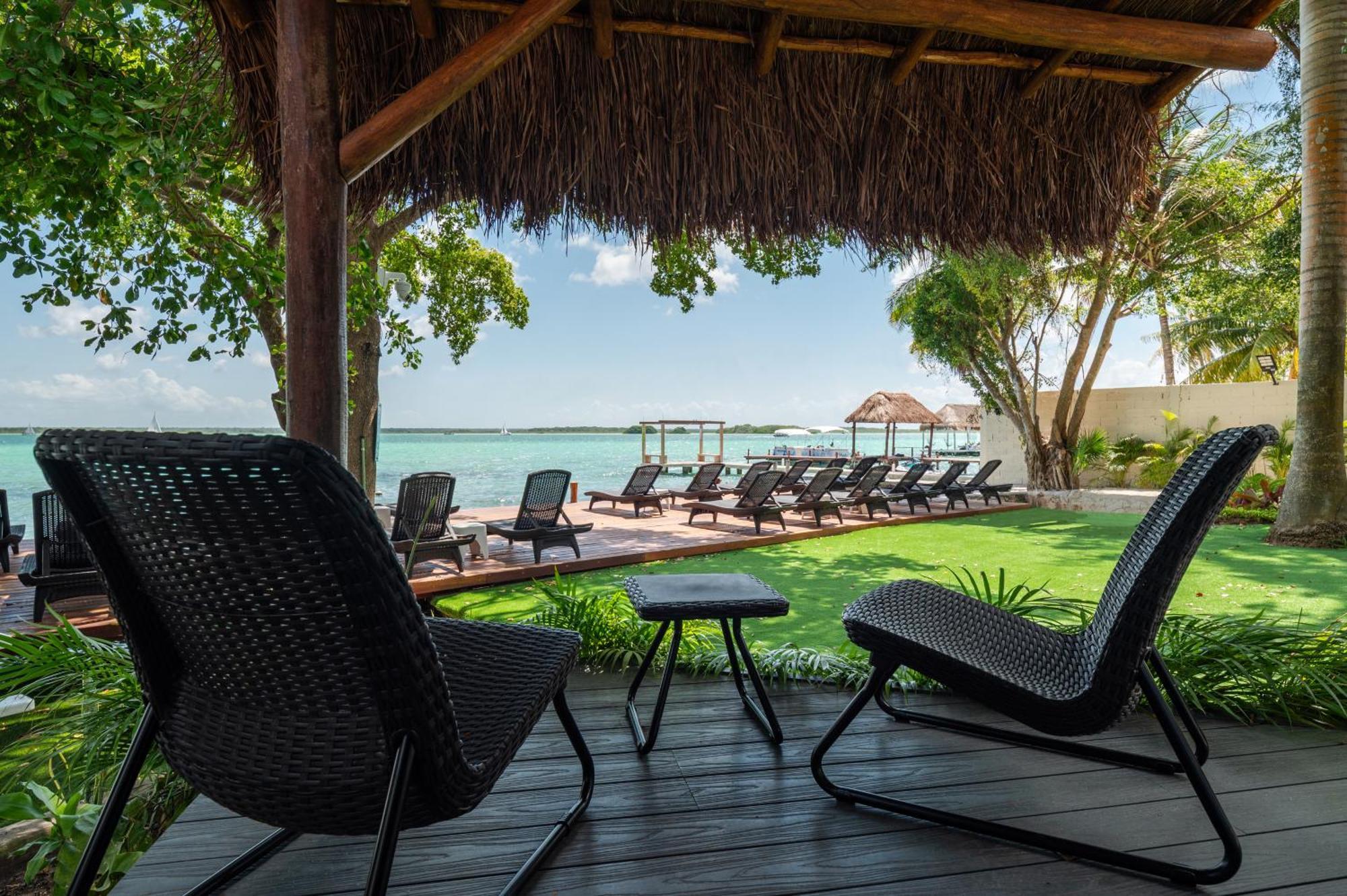 Casa Aakal Lagoon Front Bacalar Exterior photo