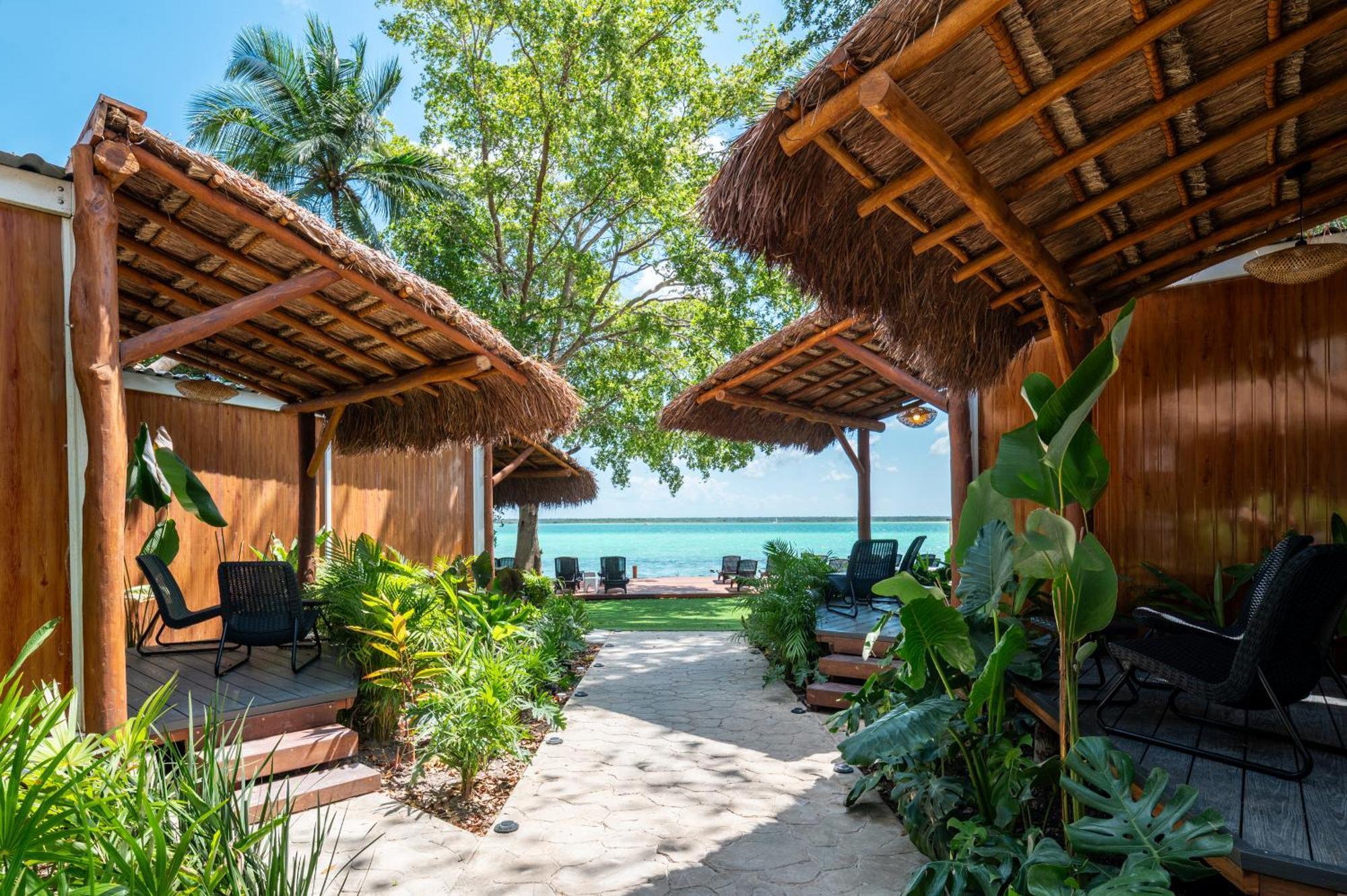Casa Aakal Lagoon Front Bacalar Exterior photo